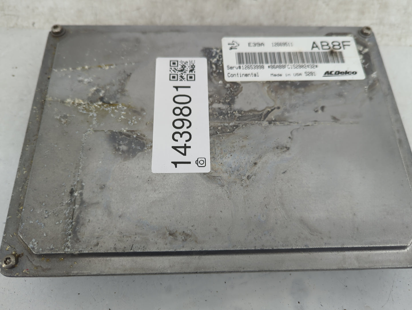 2013-2016 Chevrolet Malibu PCM Engine Control Computer ECU ECM PCU OEM P/N:12669511 12653998 Fits Fits 2013 2014 2015 2016 O