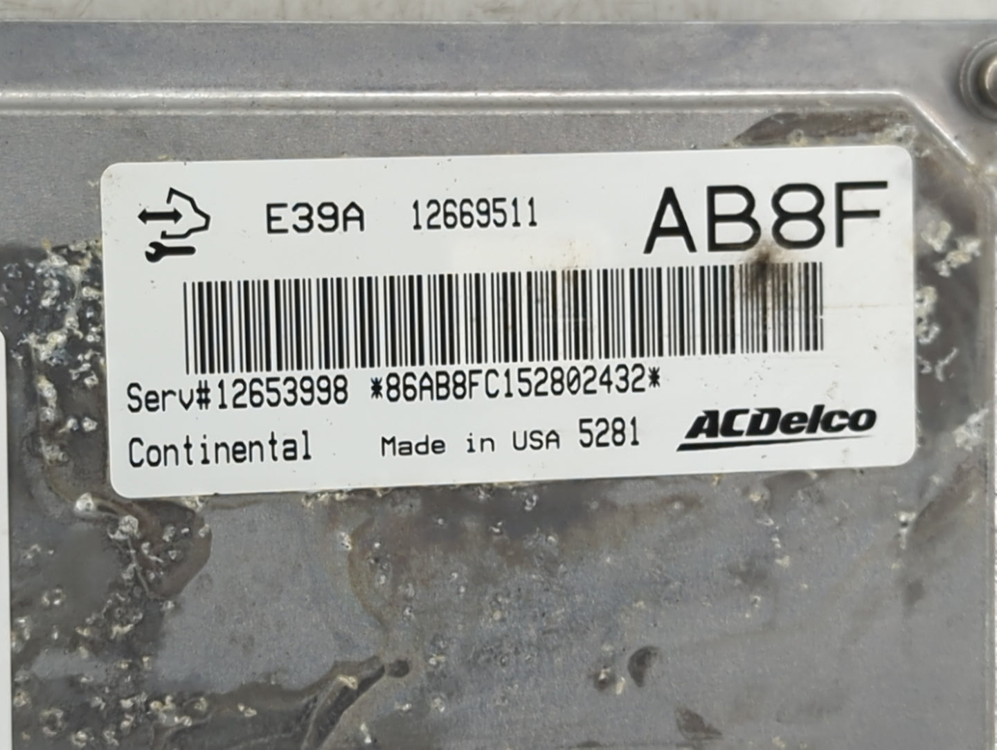 2013-2016 Chevrolet Malibu PCM Engine Control Computer ECU ECM PCU OEM P/N:12669511 12653998 Fits Fits 2013 2014 2015 2016 O