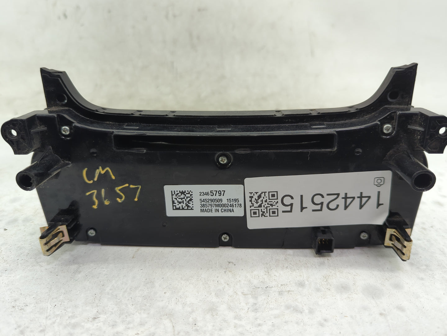 2014-2016 Chevrolet Malibu Climate Control Module Temperature AC/Heater Replacement P/N:23465797 Fits Fits 2014 2015 2016 OE