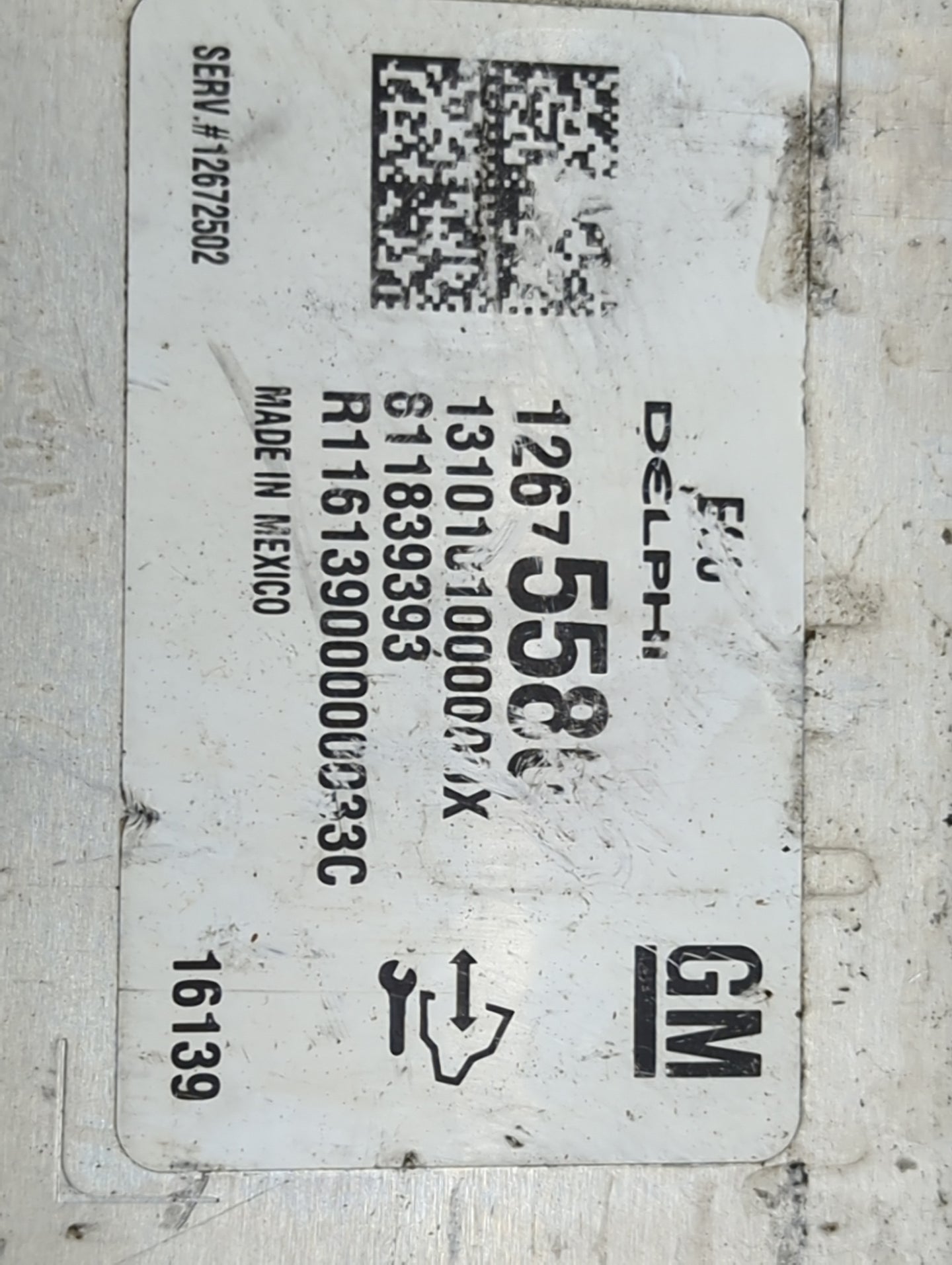 2016 Chevrolet Malibu PCM Engine Control Computer ECU ECM PCU OEM P/N:12675580 13101010000VX, 61183939, R11613900000B3C Fits