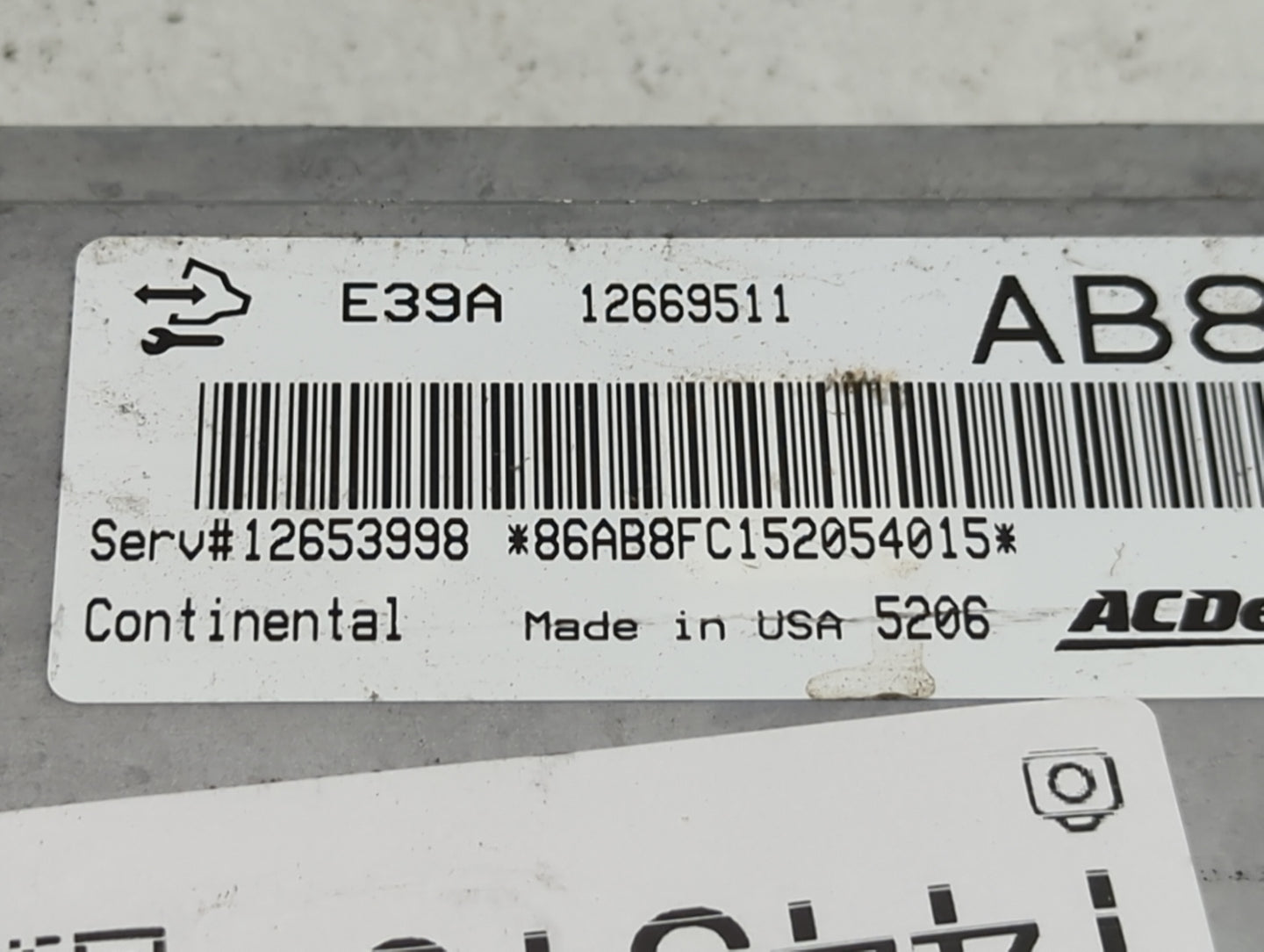 2013-2016 Chevrolet Malibu PCM Engine Control Computer ECU ECM PCU OEM P/N:12669511 12653998 Fits Fits 2013 2014 2015 2016 O