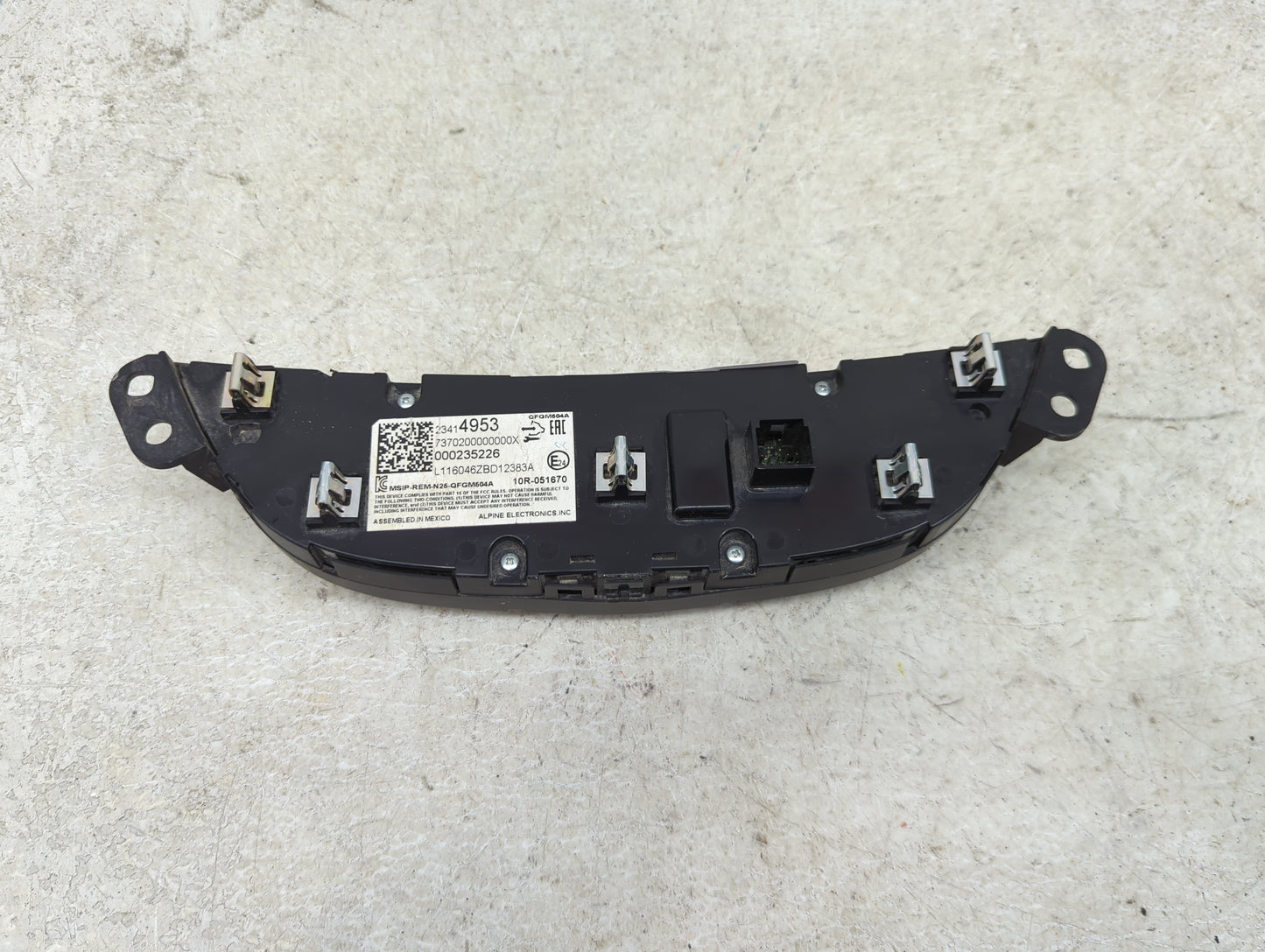 2016-2017 Chevrolet Malibu Climate Control Module Temperature AC/Heater Replacement P/N:23414953 Fits Fits 2016 2017 OEM Use