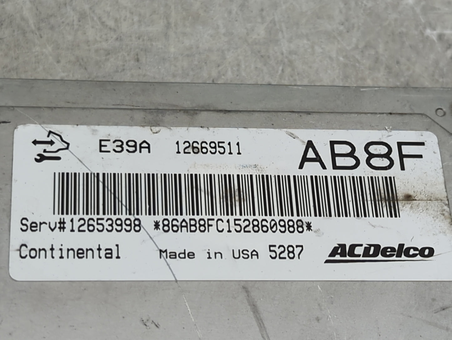 2013-2016 Chevrolet Malibu PCM Engine Control Computer ECU ECM PCU OEM P/N:12669511 12653998 Fits Fits 2013 2014 2015 2016 O