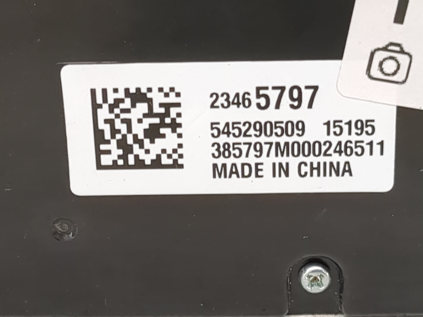 2014-2016 Chevrolet Malibu Climate Control Module Temperature AC/Heater Replacement P/N:23465797 545290509 Fits OEM Used Aut