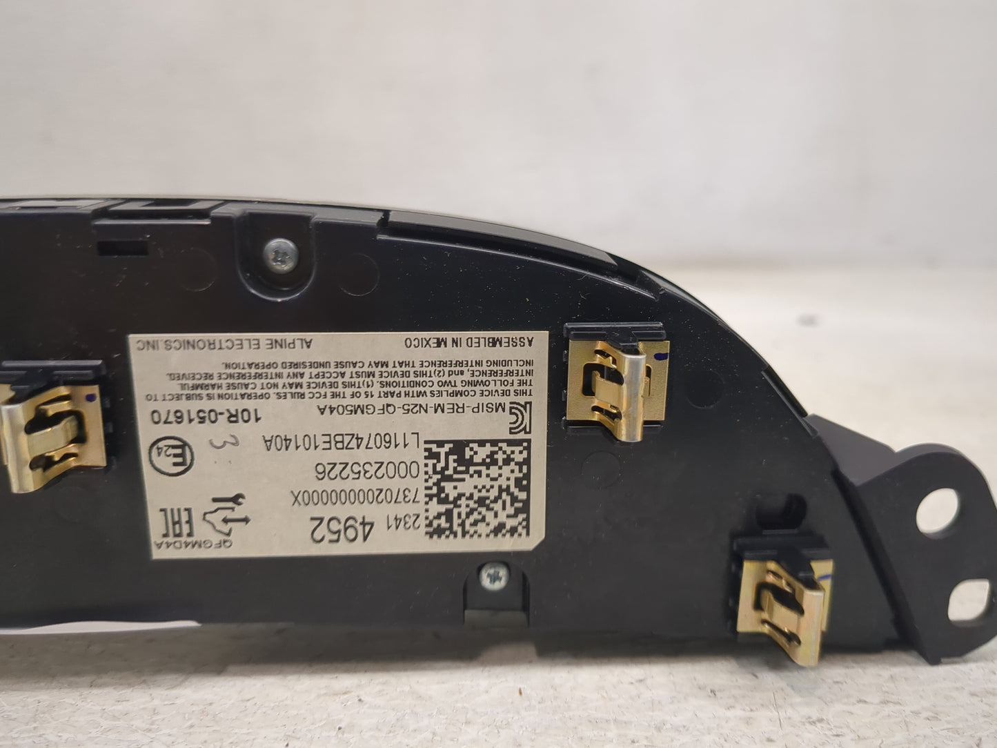 2016-2017 Chevrolet Malibu Climate Control Module Temperature AC/Heater Replacement P/N:23414952 737020000000X Fits Fits 201