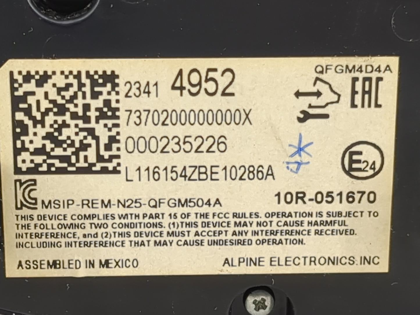 2016-2017 Chevrolet Malibu Climate Control Module Temperature AC/Heater Replacement P/N:23414952 7370200000000X Fits OEM Use