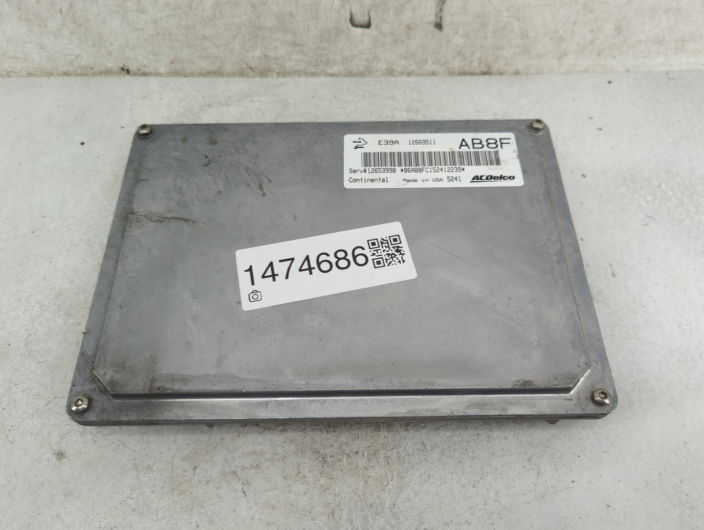 2013-2016 Chevrolet Malibu PCM Engine Control Computer ECU ECM PCU OEM P/N:12669511 12653998 Fits Fits 2013 2014 2015 2016 O