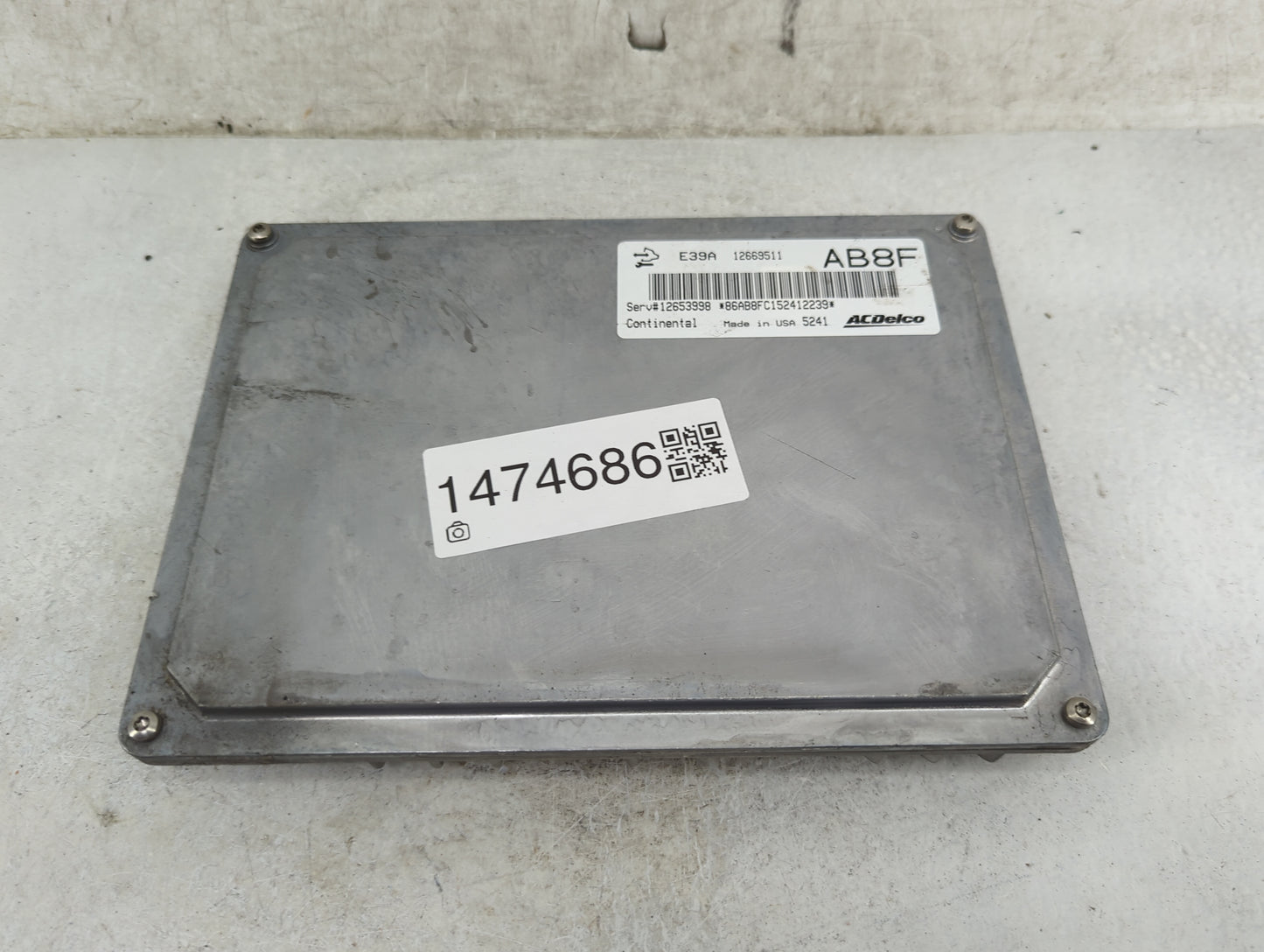 2013-2016 Chevrolet Malibu PCM Engine Control Computer ECU ECM PCU OEM P/N:12669511 12653998 Fits Fits 2013 2014 2015 2016 O