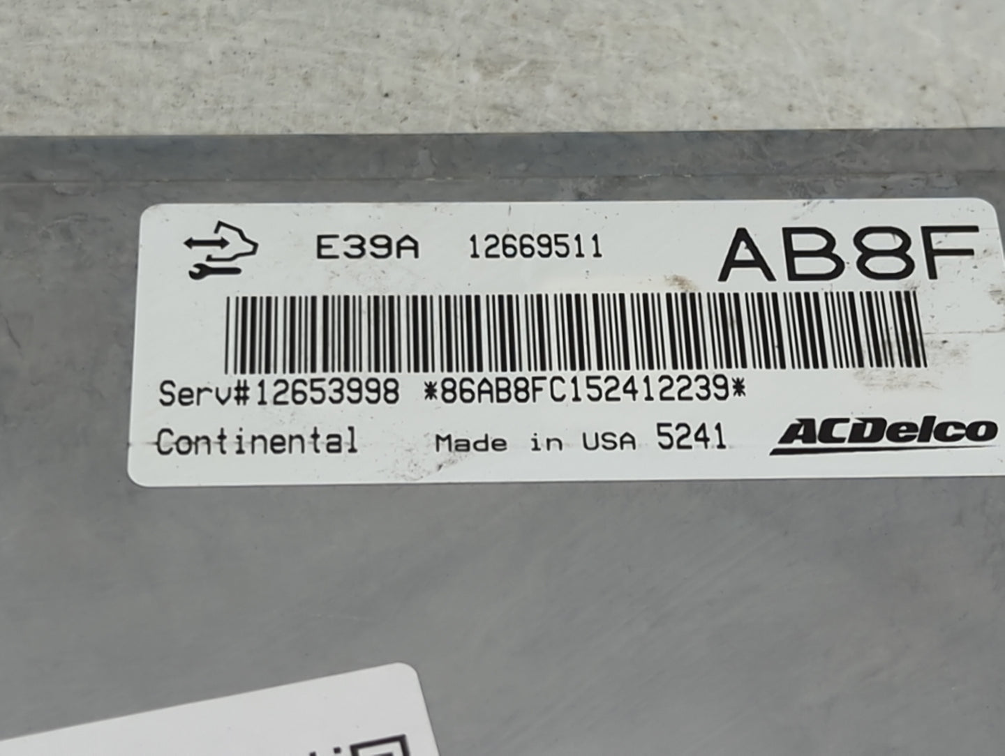 2013-2016 Chevrolet Malibu PCM Engine Control Computer ECU ECM PCU OEM P/N:12669511 12653998 Fits Fits 2013 2014 2015 2016 O