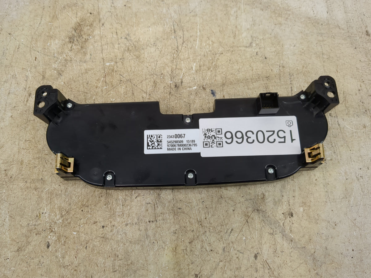 2014-2016 Chevrolet Malibu Radio Control Panel Black 1520366 - Oemusedautoparts1.com