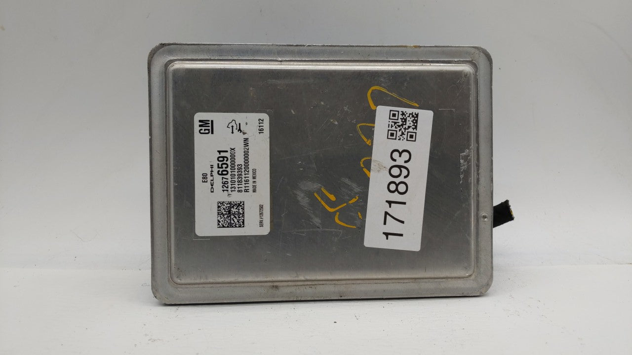 2016 Chevrolet Malibu PCM Engine Control Computer ECU ECM PCU OEM P/N:12607096 12675580, 12676591, 12680968 Fits OEM Used Au