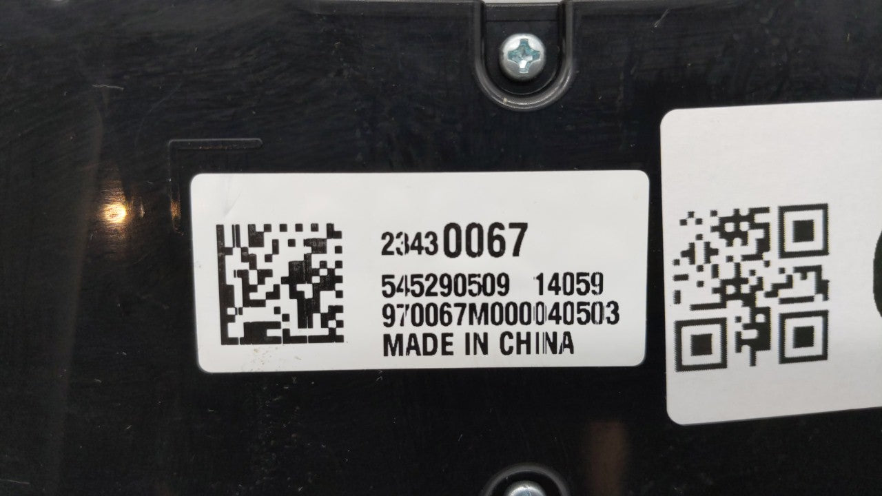 2014-2016 Chevrolet Malibu Radio Control Panel - Oemusedautoparts1.com