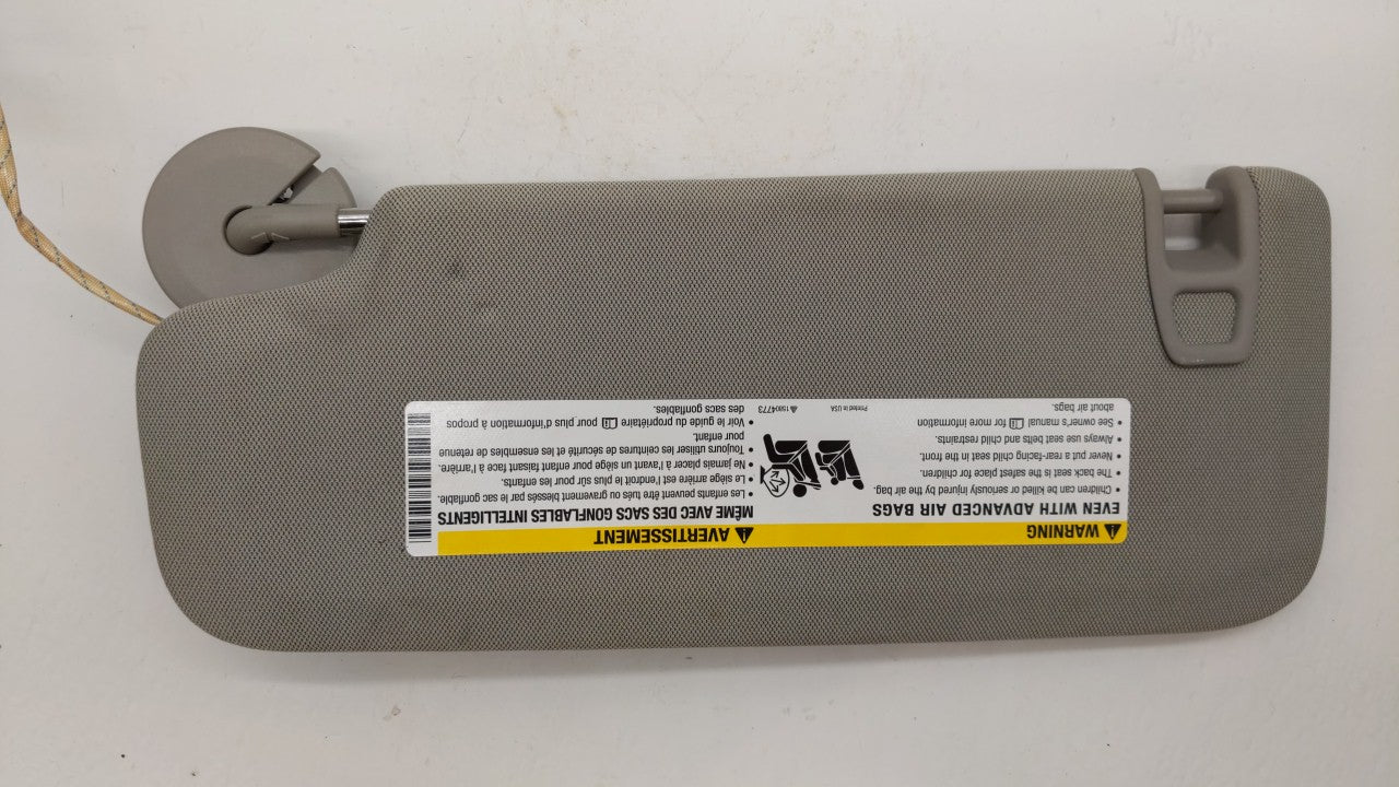 2013-2016 Chevrolet Malibu Sun Visor Shade Replacement Passenger Right Mirror Fits Fits 2013 2014 2015 2016 OEM Used Auto Pa