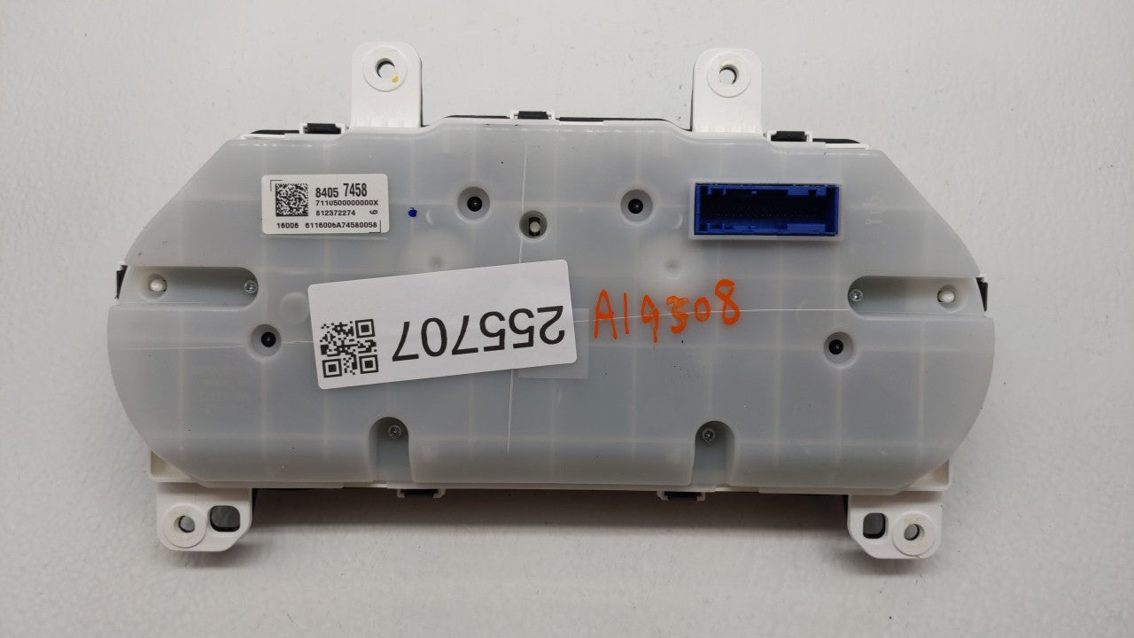 2016 Chevrolet Malibu Instrument Cluster Speedometer Gauges P/N:84031638 84031634, 84057458 Fits OEM Used Auto Parts - Oemus