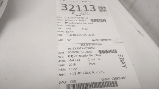 2016-2021 Chevrolet Malibu Sun Visor Shade Replacement Passenger Right Mirror Fits Fits 2016 2017 2018 2019 2020 2021 OEM Us