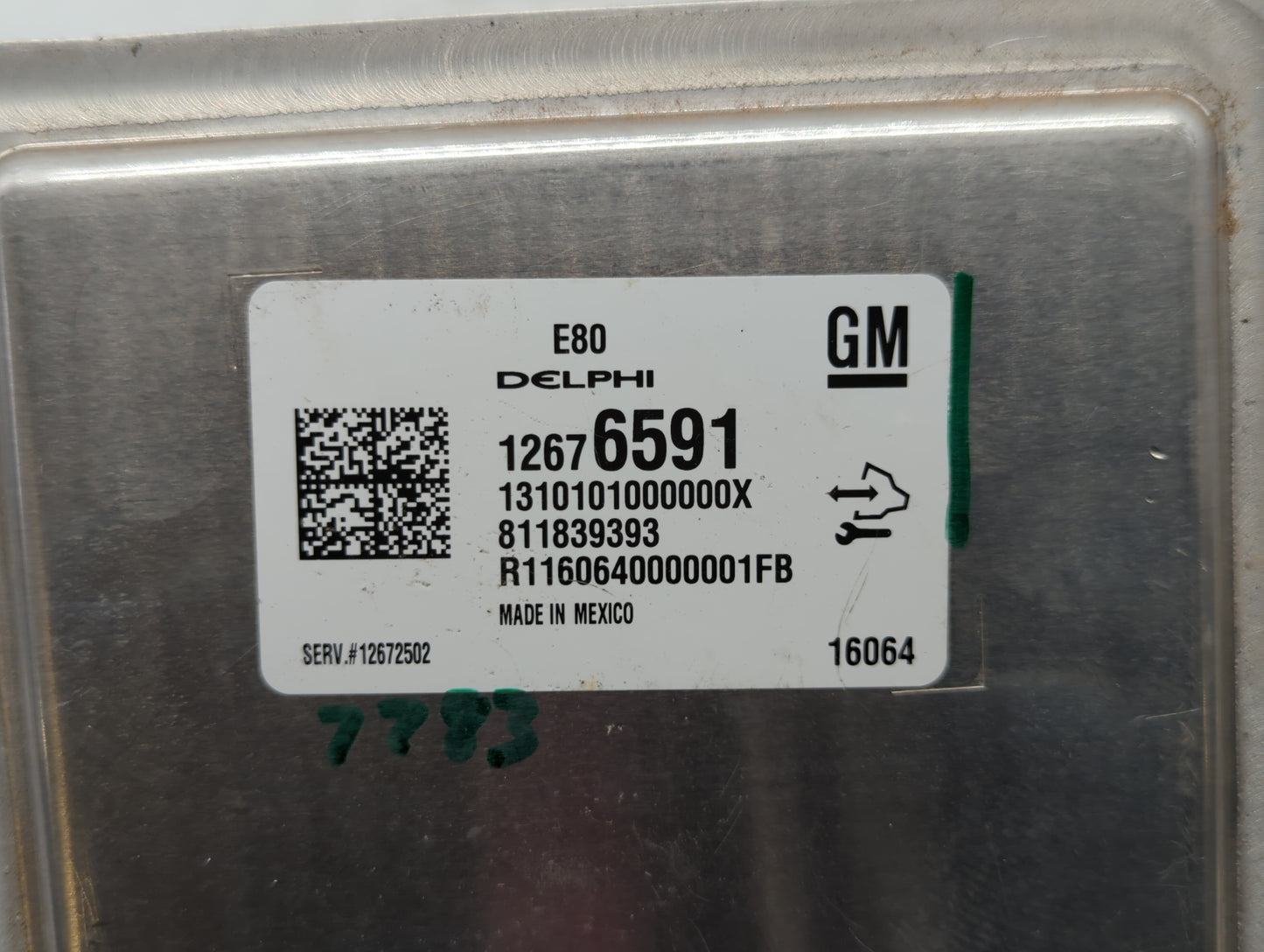 2016 Chevrolet Malibu PCM Engine Control Computer ECU ECM PCU OEM P/N:12672502 12607096, 12675580, 12676591, 12680968 Fits O