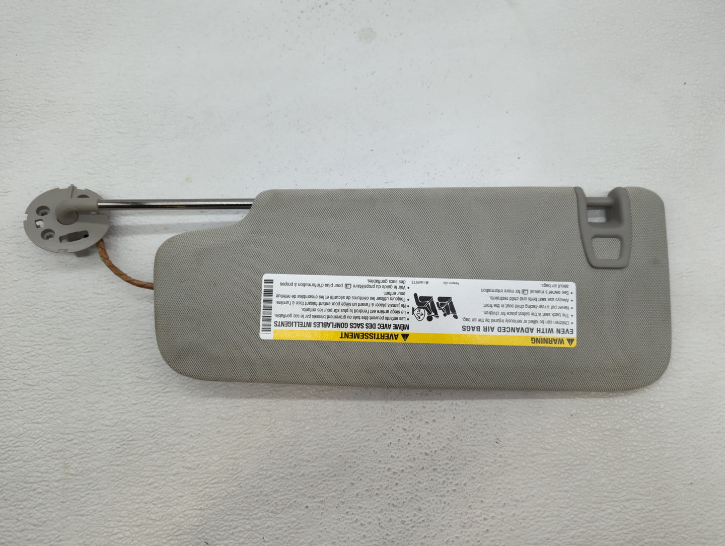 2013-2016 Chevrolet Malibu Sun Visor Shade Replacement Passenger Right Mirror Fits Fits 2013 2014 2015 2016 OEM Used Auto Pa