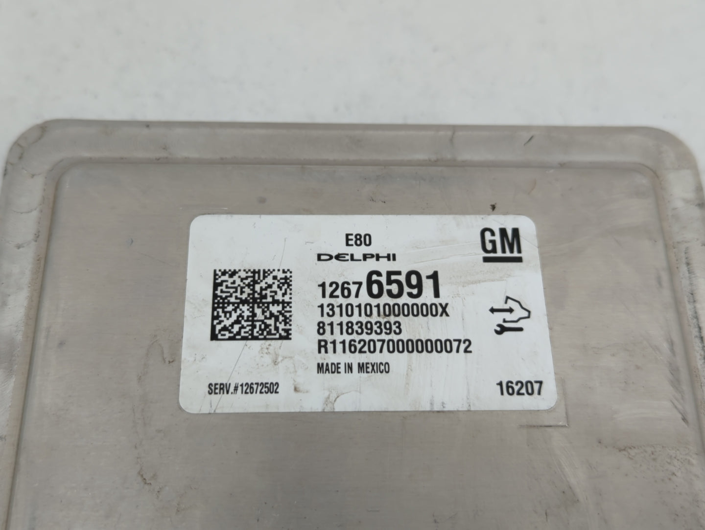2016 Chevrolet Malibu PCM Engine Control Computer ECU ECM PCU OEM P/N:12669511 12672502, 12607096, 12675580, 12676591 Fits O