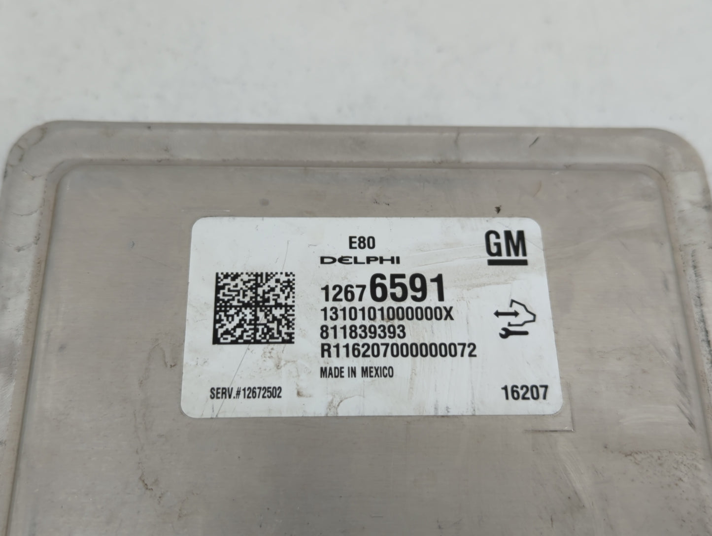 2016 Chevrolet Malibu PCM Engine Control Computer ECU ECM PCU OEM P/N:12669511 12672502, 12607096, 12675580, 12676591 Fits O