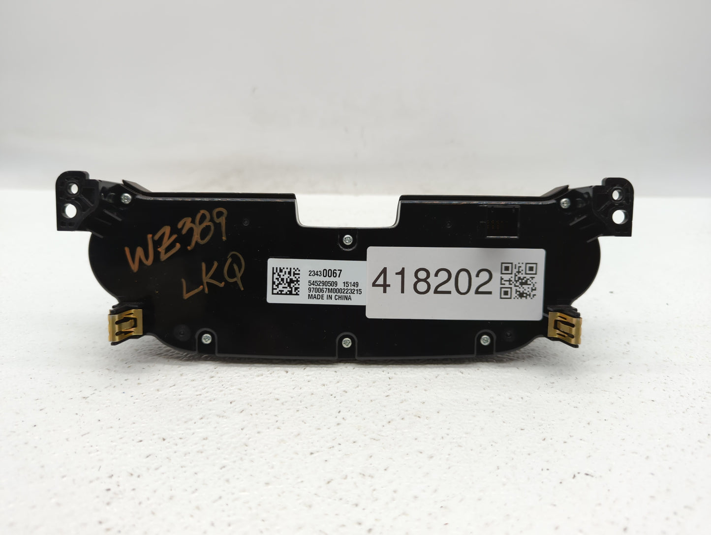 2014-2016 Chevrolet Malibu Radio Control Panel - Oemusedautoparts1.com