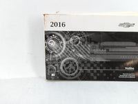 2016 Chevrolet Malibu Owners Manual Book Guide OEM Used Auto Parts - Oemusedautoparts1.com