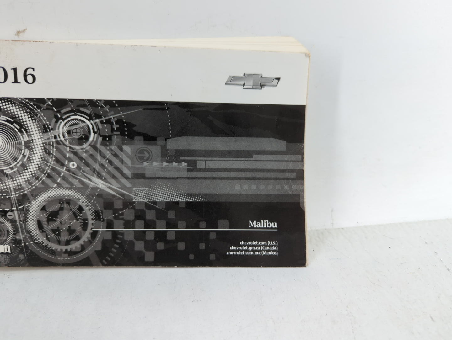 2016 Chevrolet Malibu Owners Manual Book Guide OEM Used Auto Parts - Oemusedautoparts1.com