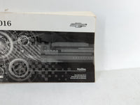 2016 Chevrolet Malibu Owners Manual Book Guide OEM Used Auto Parts - Oemusedautoparts1.com