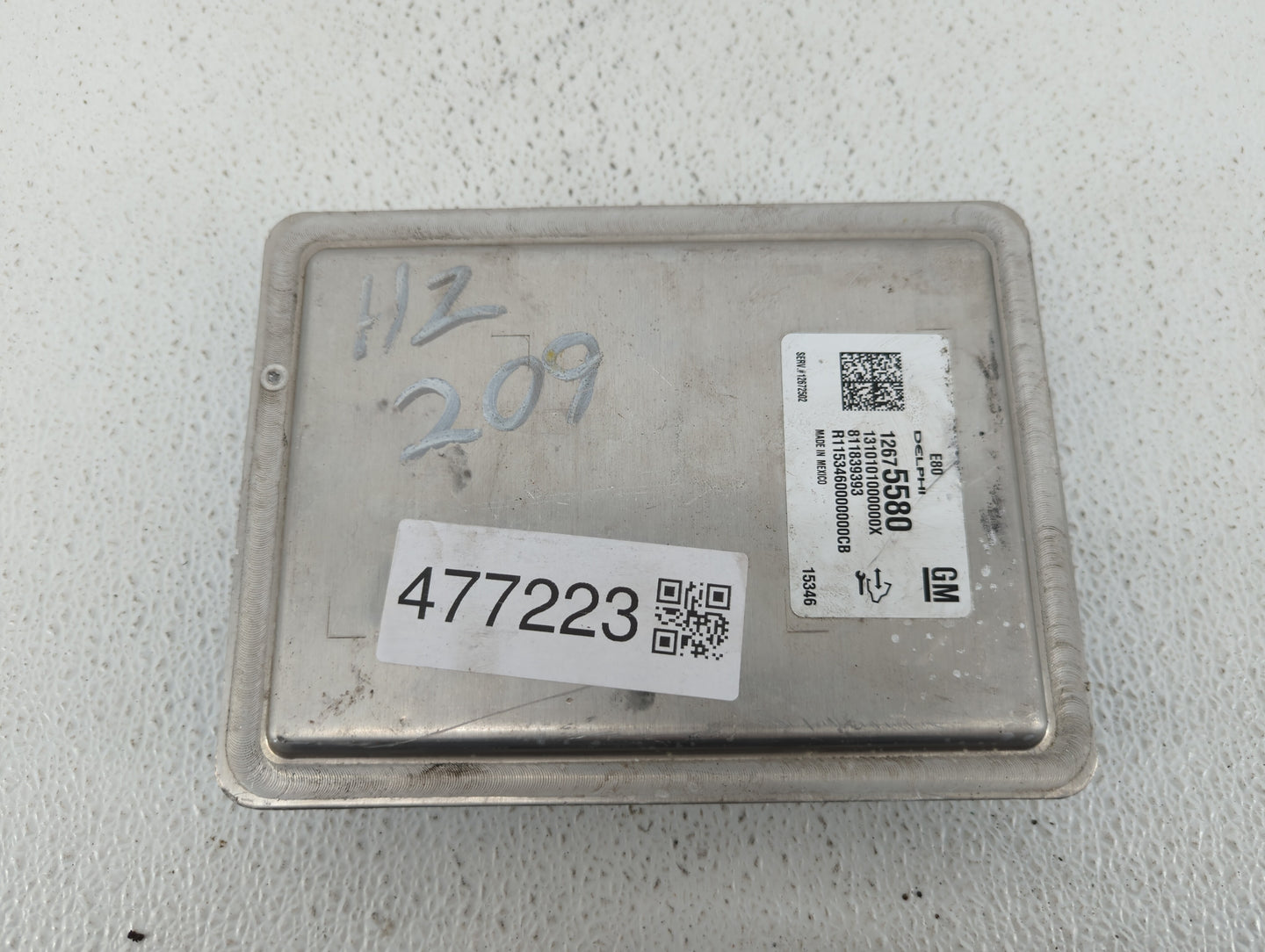 2016 Chevrolet Malibu PCM Engine Control Computer ECU ECM PCU OEM P/N:12675580 12672502, 12676591, 12669511, 12607096 Fits O