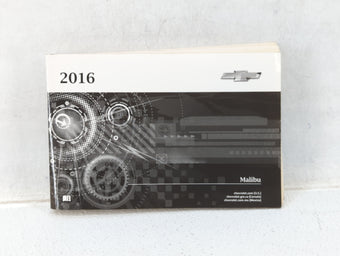 compare product 2016 Chevrolet Malibu Owners Manual Book Guide OEM Used Auto Parts