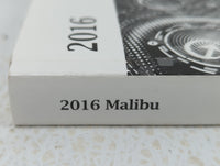 2016 Chevrolet Malibu Owners Manual Book Guide OEM Used Auto Parts - Oemusedautoparts1.com
