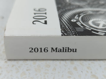 2016 Chevrolet Malibu Owners Manual Book Guide OEM Used Auto Parts