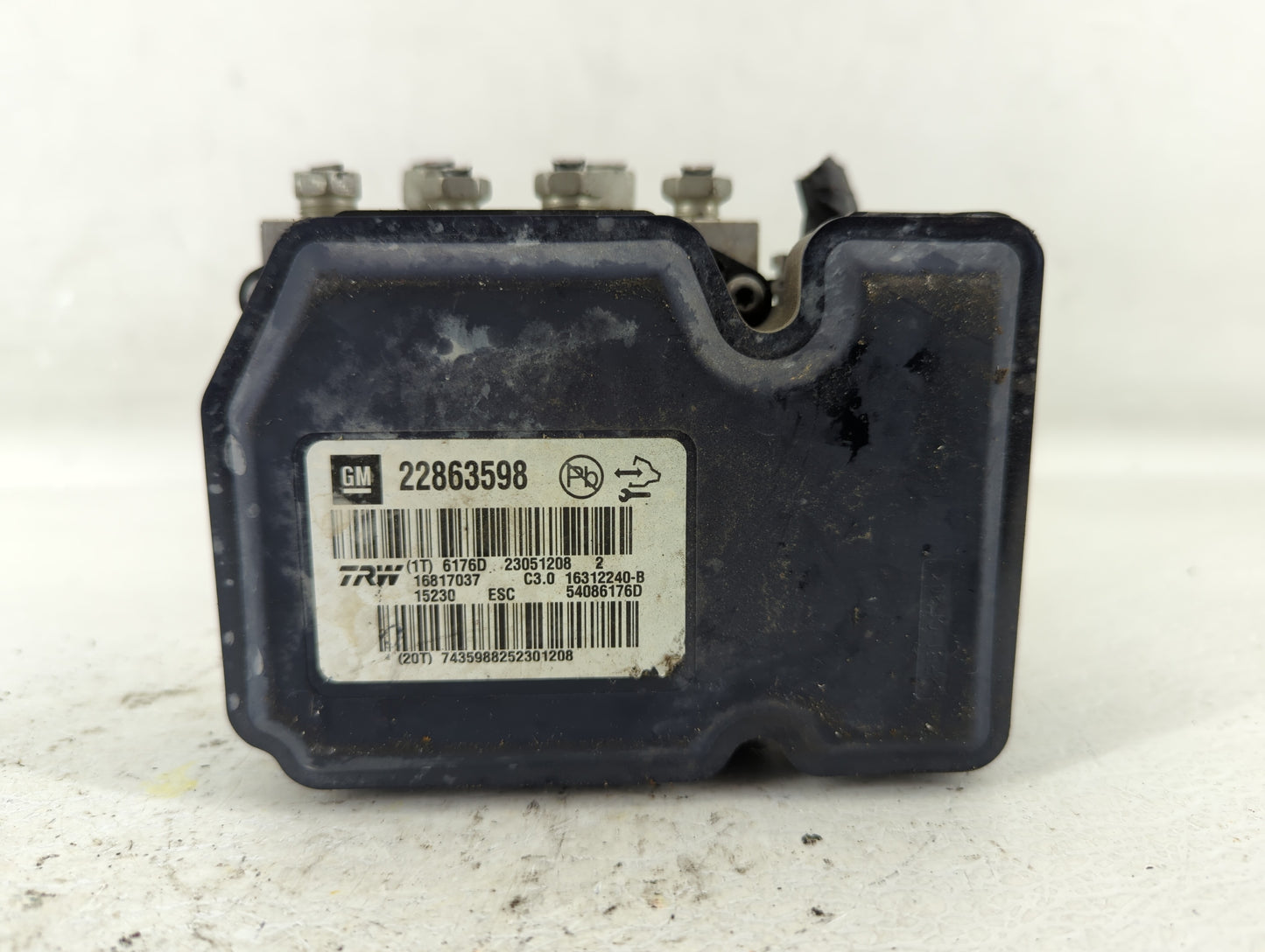 2013-2016 Chevrolet Malibu ABS Pump Control Module Replacement P/N:22863598 Fits Fits 2012 2013 2014 2015 2016 OEM Used Auto