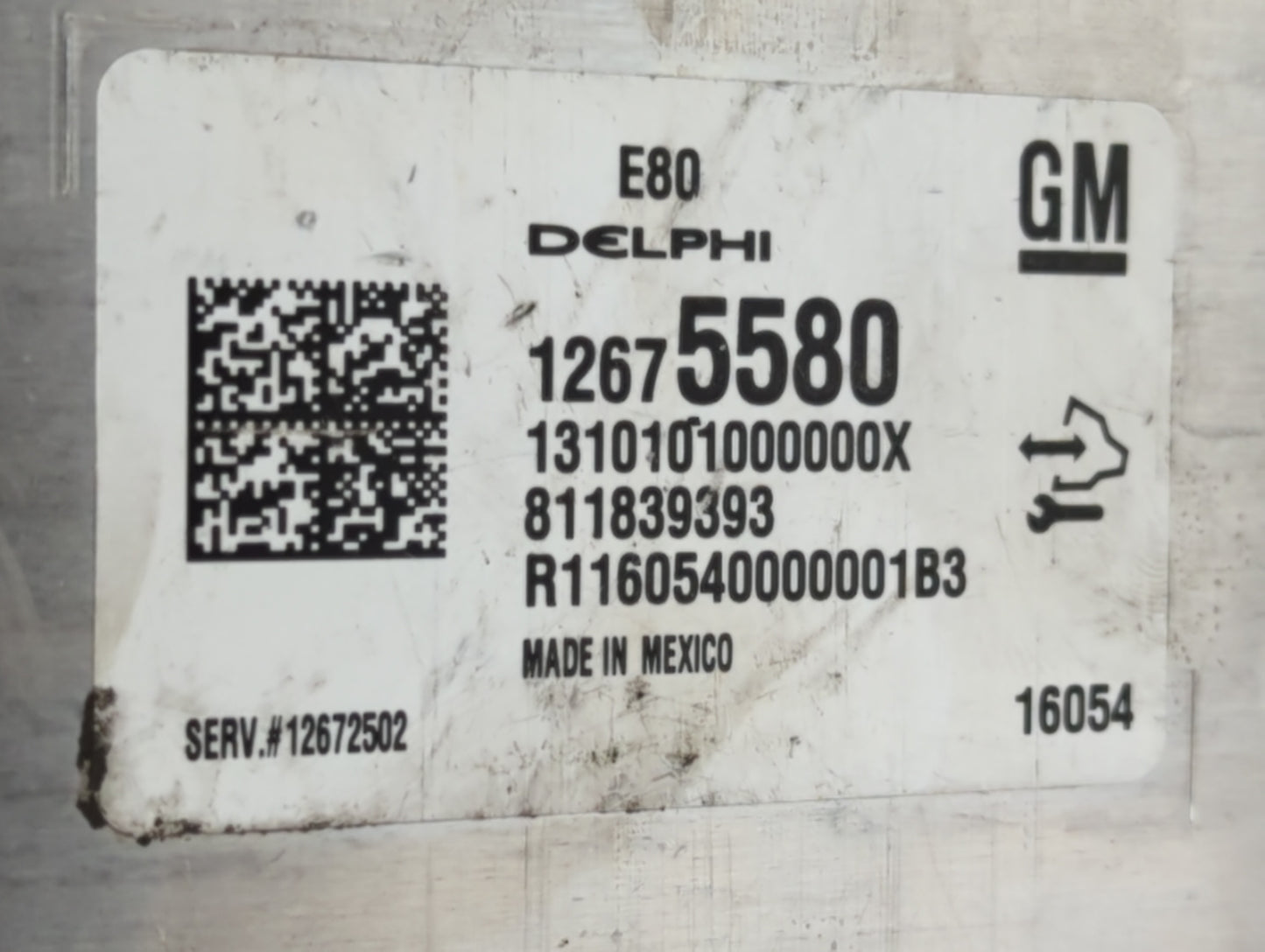 2016 Chevrolet Malibu PCM Engine Control Computer ECU ECM PCU OEM P/N:12675580 12672502 Fits OEM Used Auto Parts - Oemusedau