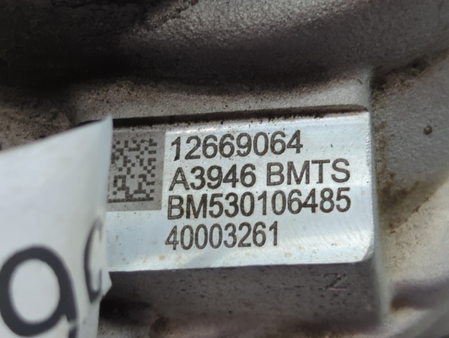 2016 Malibu Turbocharger Turbo Charger Super Charger Supercharger - Oemusedautoparts1.com