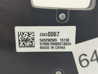 2014-2016 Chevrolet Malibu Am Fm Cd Player Radio Receiver - Oemusedautoparts1.com