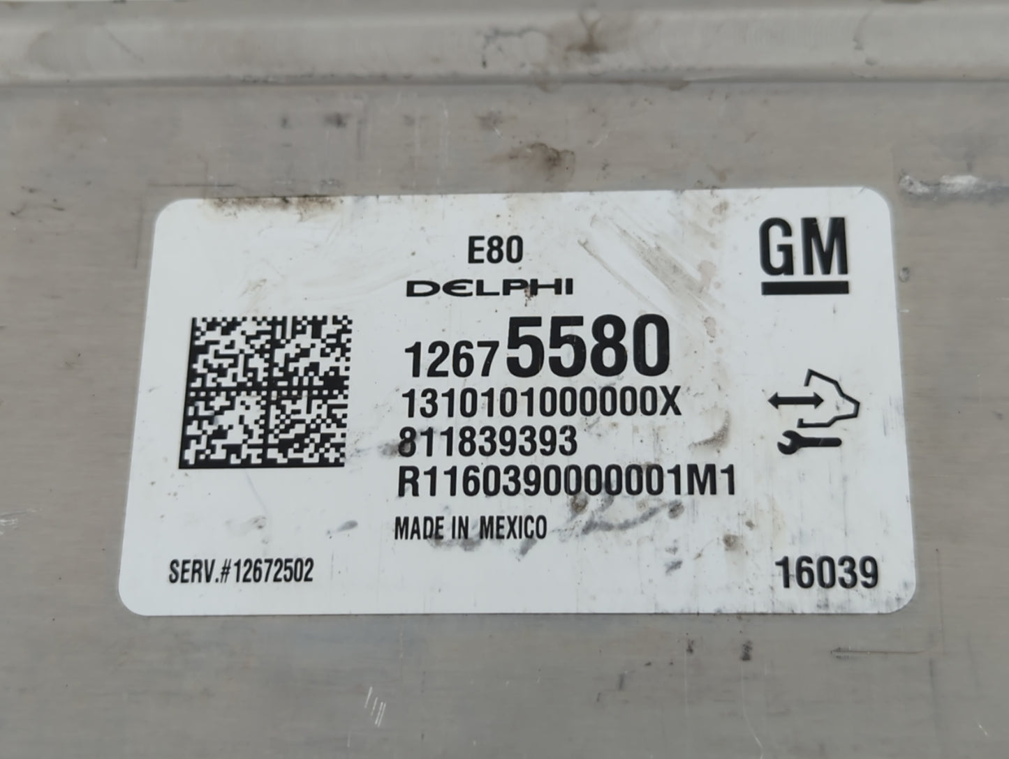 2016 Chevrolet Malibu PCM Engine Control Computer ECU ECM PCU OEM P/N:12675580 Fits OEM Used Auto Parts - Oemusedautoparts1.