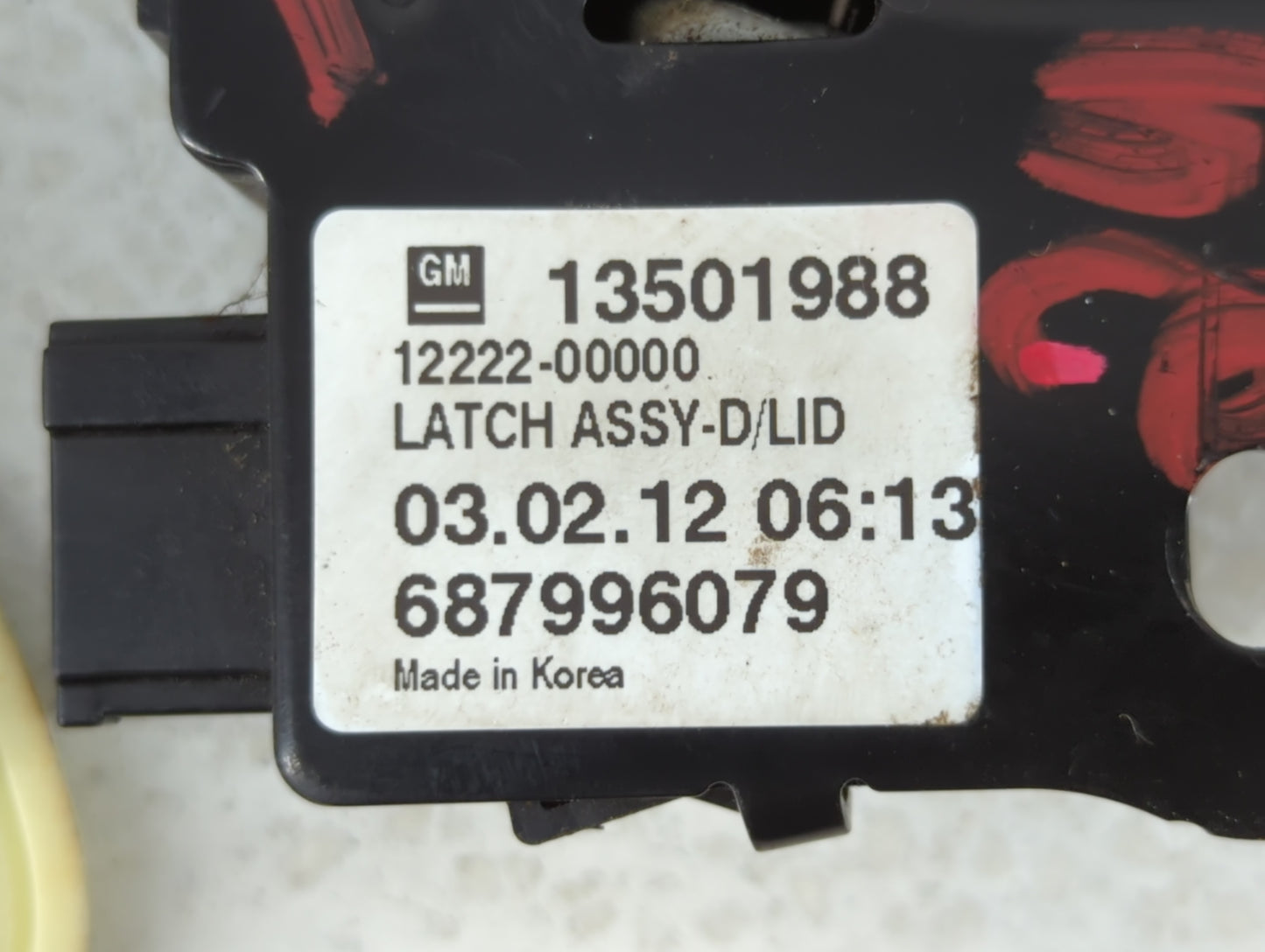 2016 Chevrolet Malibu Front Driver Left Lock Actuator - Oemusedautoparts1.com