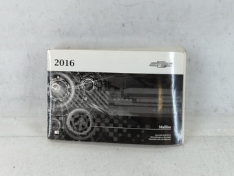 compare product 2016 Chevrolet Malibu Owners Manual Book Guide P/N:2342439 B OEM Used Auto Parts