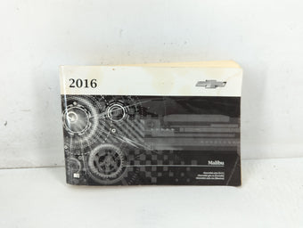 compare product 2016 Chevrolet Malibu Owners Manual Book Guide P/N:23424539 B OEM Used Auto Parts