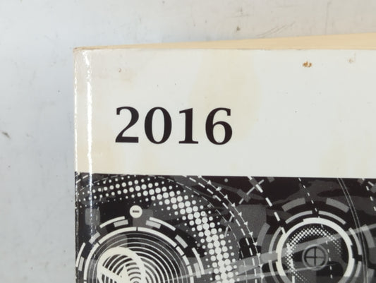 2016 Chevrolet Malibu Owners Manual Book Guide P/N:23424539 B OEM Used Auto Parts