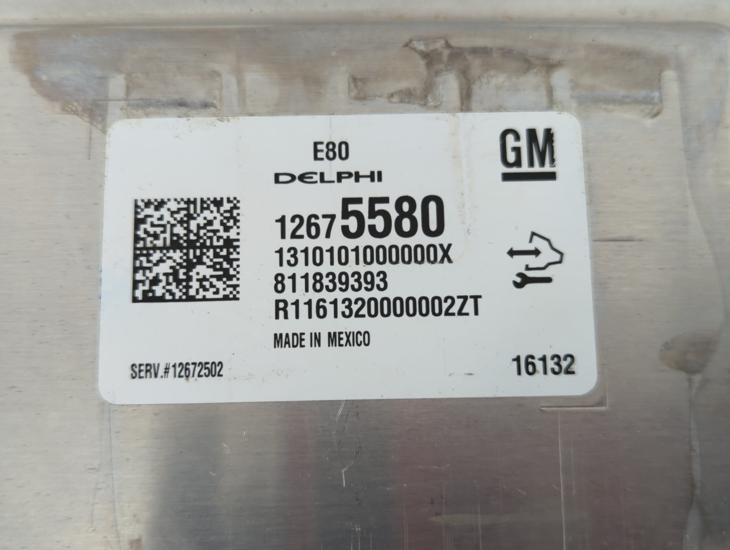 2016 Chevrolet Malibu PCM Engine Control Computer ECU ECM PCU OEM P/N:12675580 Fits OEM Used Auto Parts - Oemusedautoparts1.