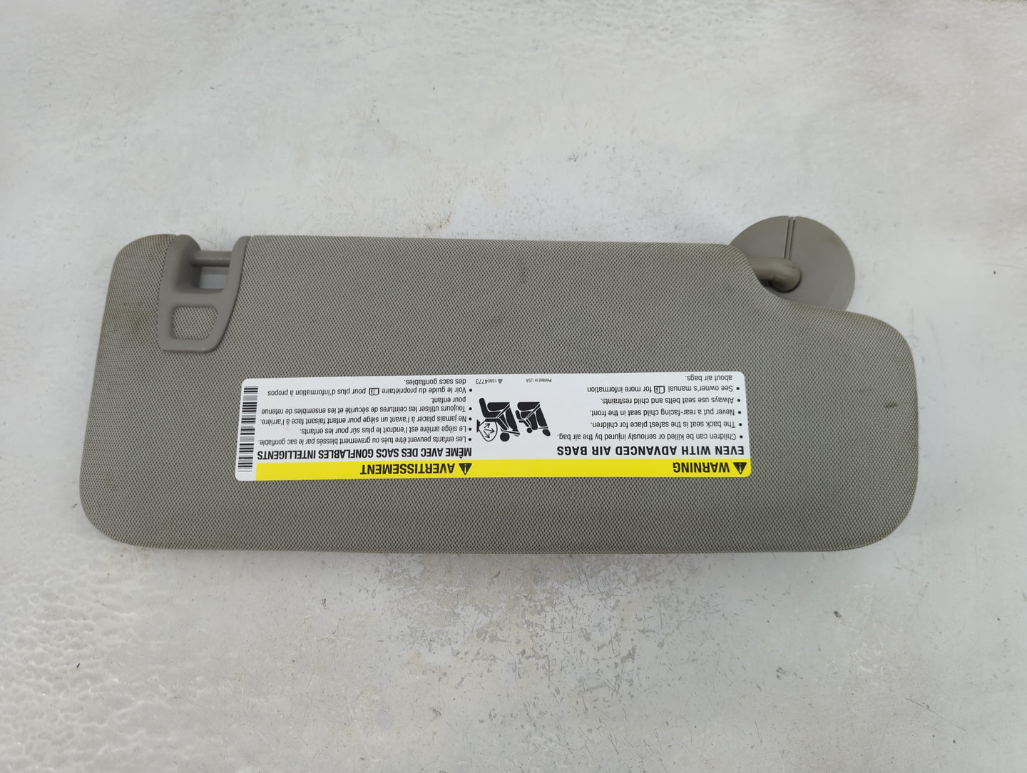 2013-2016 Chevrolet Malibu Sun Visor Shade Replacement Driver Left Mirror Fits Fits 2013 2014 2015 2016 OEM Used Auto Parts 