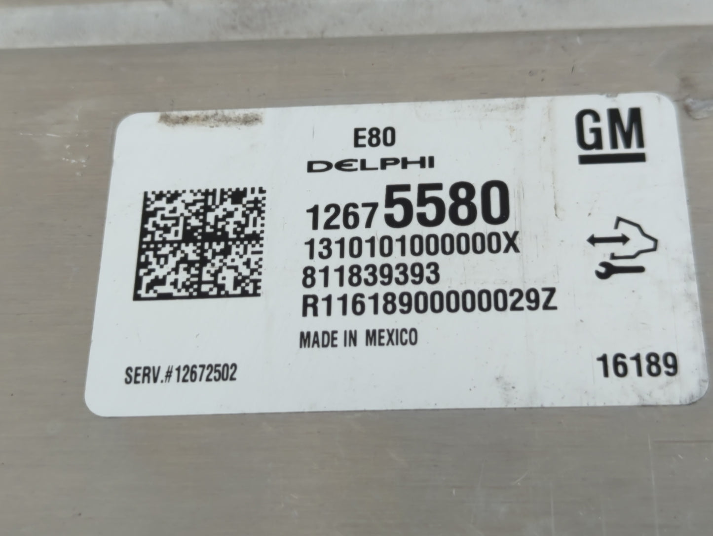 2016 Chevrolet Malibu PCM Engine Control Computer ECU ECM PCU OEM P/N:12675580 Fits OEM Used Auto Parts - Oemusedautoparts1.