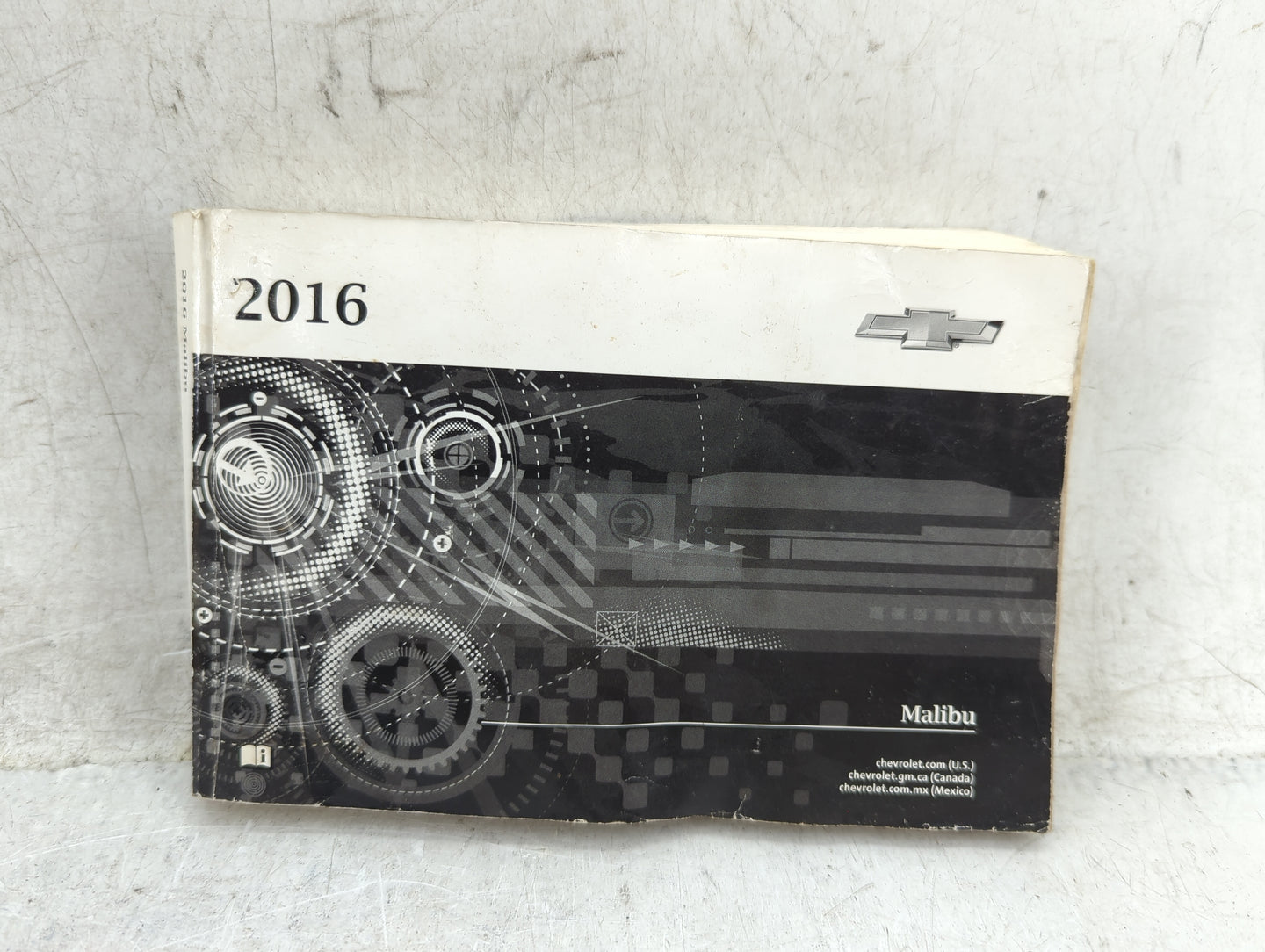 2016 Chevrolet Malibu Owners Manual Book Guide OEM Used Auto Parts - Oemusedautoparts1.com