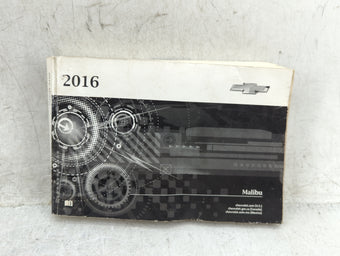 compare product 2016 Chevrolet Malibu Owners Manual Book Guide OEM Used Auto Parts