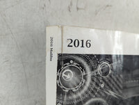 2016 Chevrolet Malibu Owners Manual Book Guide OEM Used Auto Parts - Oemusedautoparts1.com