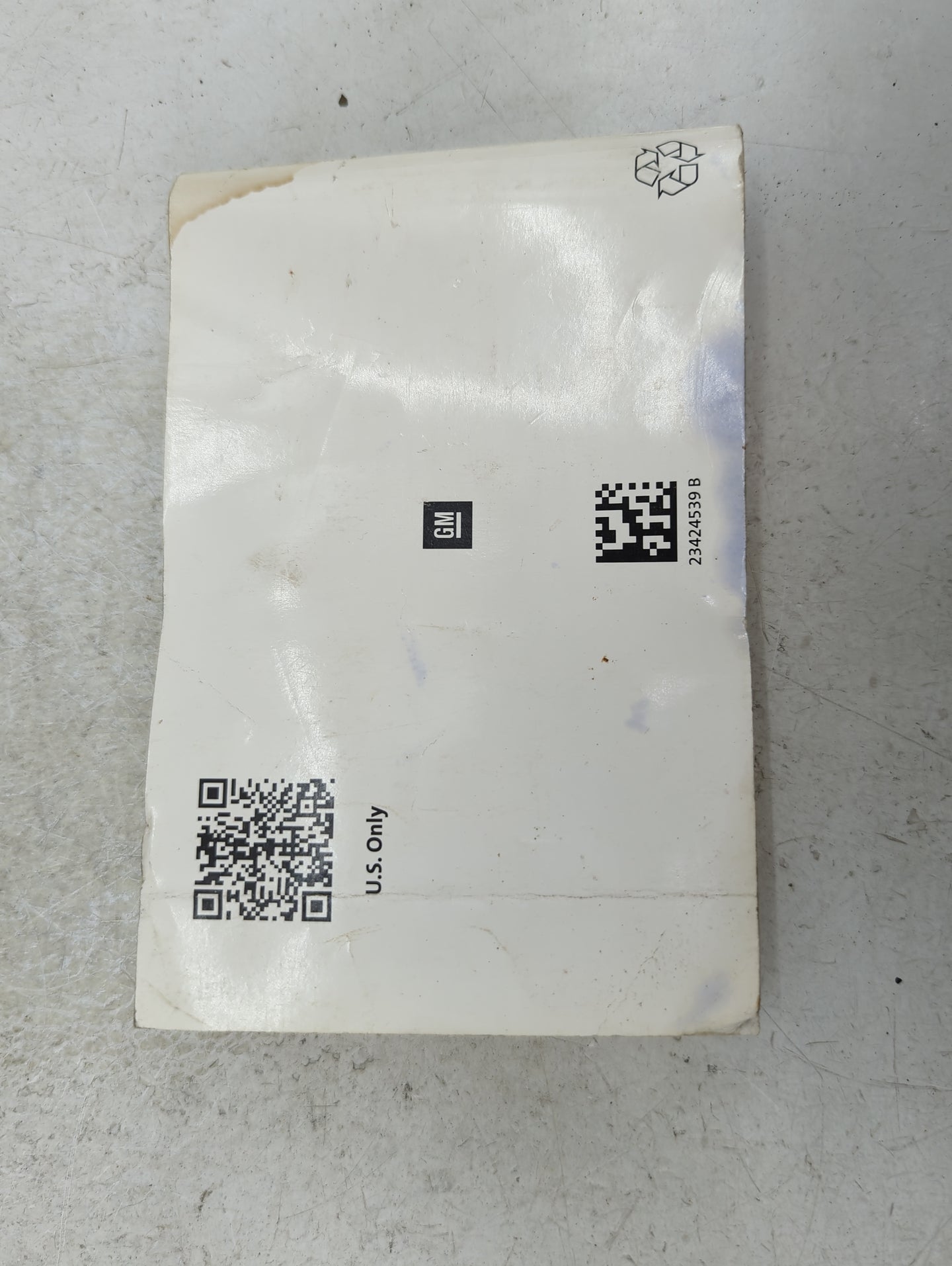 2016 Chevrolet Malibu Owners Manual Book Guide OEM Used Auto Parts - Oemusedautoparts1.com