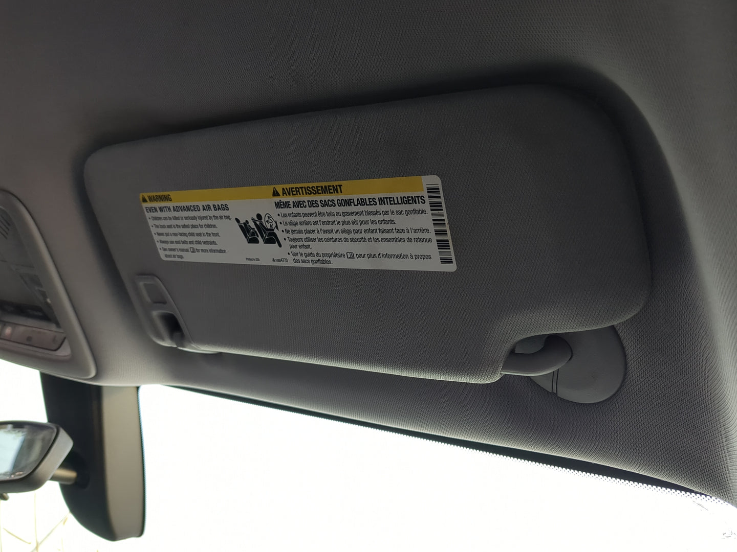 2016-2021 Chevrolet Malibu Sun Visor Shade Replacement Passenger Right Mirror Fits Fits 2016 2017 2018 2019 2020 2021 OEM Us