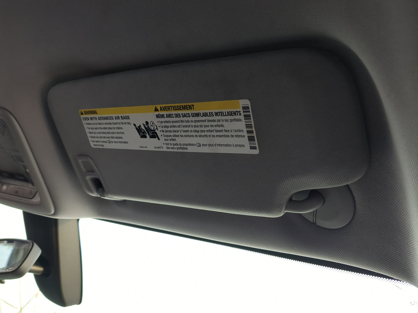 2016-2021 Chevrolet Malibu Sun Visor Shade Replacement Passenger Right Mirror Fits Fits 2016 2017 2018 2019 2020 2021 OEM Us