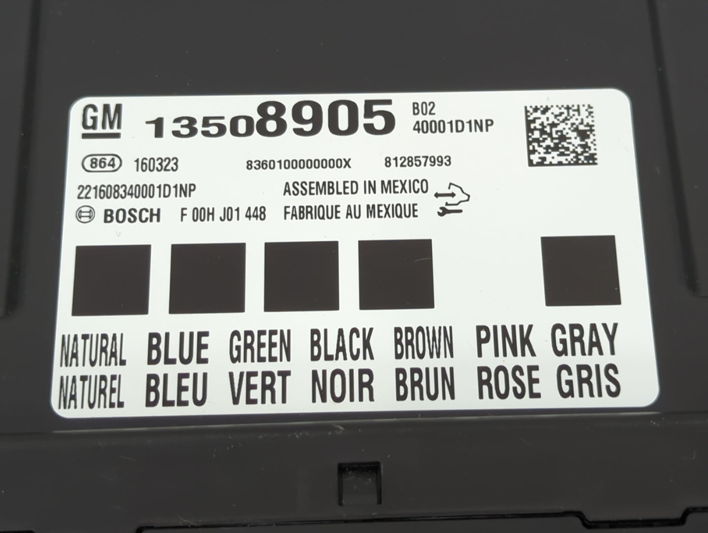 2016-2016 Chevrolet Malibu Body Control Module Bcm Inner Cabin Fuse Box 926709 - Oemusedautoparts1.com